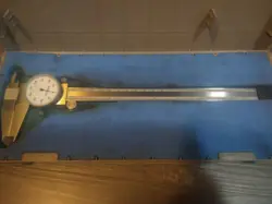 VINTAGE MITUTOYO 505-644-50 DIAL CALIPER.