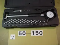 50-150MM CYLINDER GAUGE MITUTOYO  WITH SOME SIGNS OF WEAR DIAL GAUGE INCLUDED V
