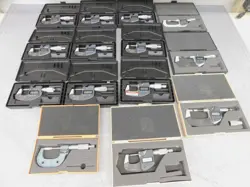 LOT OF 14 MITUTOYO 342-371,342-371-30,422-330,293-330-30 MICROMETERS FOR PARTS M