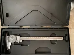 MITUTOYO DIAL CALIPER 8 INCH 505-676 USED - PERFECT CONDITION