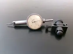 MITUTOYO DIAL INDICATOR 513-118 W/CLAMP .001