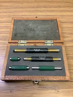 MITUTOYO MICROMETER SET WITH BOX 167-141 167-142 167-143 167-144 167-145