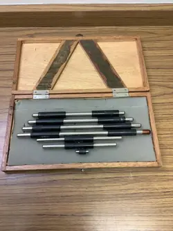 MITUTOYO MICROMETER SET OF 7 167-146 167-147 167-148 167-149 167-150 167-151  