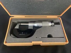 MITUTOYO 106-102 NON-ROTATING SPINDLE MICROMETER 0-1” .0001