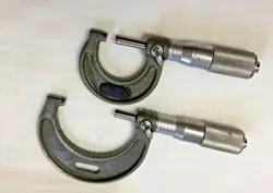 MITUTOYO 0-1 INCH & 1-2 INCH MICROMETERS CARBIDE TIPS 0001 -