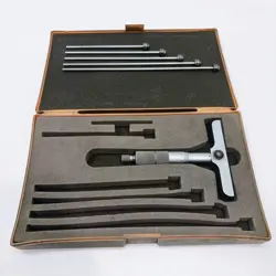 MITUTOYO DEPTH MICROMETER 129-116 DMC100-150 0-150MM 0.01MM GAGE FROM JAPAN