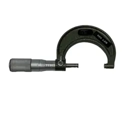 MITUTOYO OUTSIDE MICROMETER BAKED-ENAMEL FINISH RATCHET STOP 0-25MM RANGE