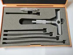 MITUTOYO 129-132 DEPTH MICROMETER 0-6
