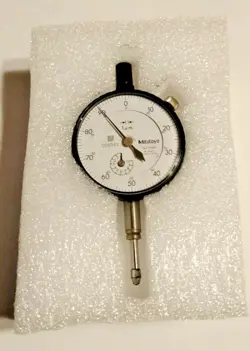 1 - MITUTOYO #2110F 0-1MM RANGE, .001MM GRADUATION DIAL INDICATOR
