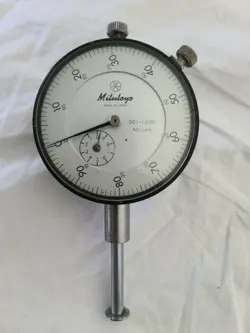 MITUTOYO DIAL INDICATOR NO. 2416-10, JEWELED, 0.001