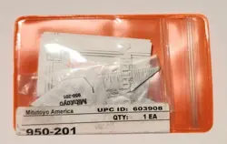 MITUTOYO 950-201, CENTER GAGE FOR 60 DEG. THREADS