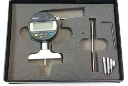 MITUTOYO DIGITAL DEPTH GAUGE NO. ID-C1012BS 543-270BS 547-211 JAPAN
