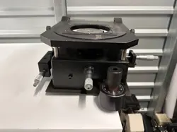 XYZ TRANSLATION STAGE W/ MITUTOYO STANDARD MICROMETERS