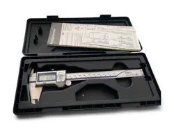 MITUTOYO COOLANT PROOF CALIPER ABS CD-P15S 500-702-20 WITH MANUAL AND CASE