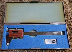 MITUTOYO DIGIMATIC CALIPER 500-115 SERIES MADE IN JAPAN 6”. NOS NEVER USED 