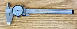 MITUTOYO JEWELED DIAL CALIPER 6