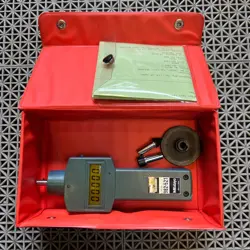 MITUTOYO 982-521 DIGITAL TACHOMETER W/ CASE AND (3) TIPS TESTED