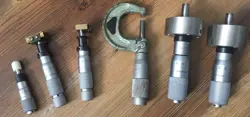 VINTAGE LOT OF 5 MITUTOYO MICROMETER HEADS USED