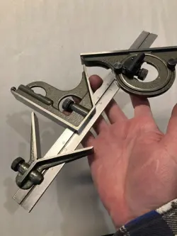 VTG MITUTOYO 12'' COMBINATION SQUARE  COMPLETE MACHINIST LAYOUT TOOL PROTRACTOR