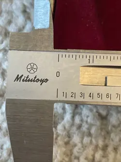 MITUTOYO DIAL CALIPER NO. 505-623 .001” WITH BOX • MADE IN JAPAN