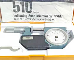 MITUTOYO INDICATING SNAP MICROMETER 0-1