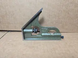 MACHINIST TOOL: VINTAGE MITUTOYO COMBINATION SQUARE, NO RULER- FREE SHIPPING