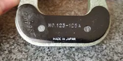 CALIBRATED 2024 MITUTOYO 123-125A DISC MICROMETER 0-1