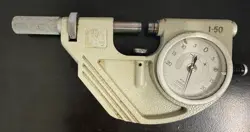 MITUTOYO DIAL INDICATING MICROMETER,0-1