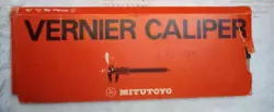 MITUTOYO  VERNIER CALIPER 532-120  NEW IN ORIGINAL BOX