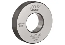 177-287 MITUTOYO SETTING RING .80