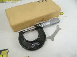 MITUTOYO MICROMETER CARBIDE FACED 0-1