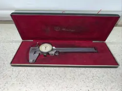 MITUTOYO DIAL CALIPER 505-435 WITH CASE