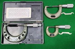 MITUTOYO OUTSIDE MICROMETER SET, 0 TO 3.0