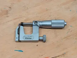 MITUTOYO 117-107 INTERCHANGEABLE ANVIL MICROMETER MINT
