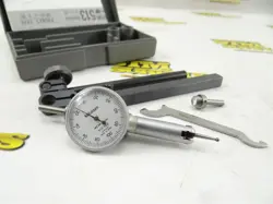 MITUTOYO DIAL TEST INDICATOR 2UM #513-103 + CASE & ACCESSORIES 