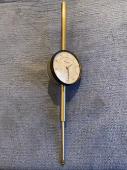 MITUTOYO 2424-10 .001” DIAL INDICATOR 2” RANGE JEWELED LONG RANGE DIAL INDICATOR