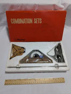 MITUTOYO 180-906  COMBINATION SQUARE SET 12