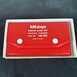 NEW MITUTOYO 186-901 RADIUS GAGE SET