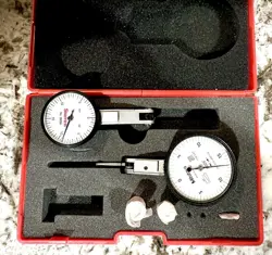 STARRETT 3809A DIAL TEST INDICATOR & MITUTOYO NO. 513-402-10