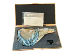 MITUTOYO 25-50MM 0-.01MM CALIBRATION MICROMETER NEW IN BOX