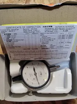 MITUTOYO, DIAL INDICATOR, 2804S-10, RANGE 0-0.050