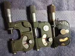 MITUTOYO INDICATING MICROMETER & SNAP GAGE LOT 4 TOOLS TOTAL