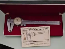 VINTAGE MITUTOYO DIAL CALIPERS NO NO. 505-626 FOR PARTS / RESTORATION AS IS
