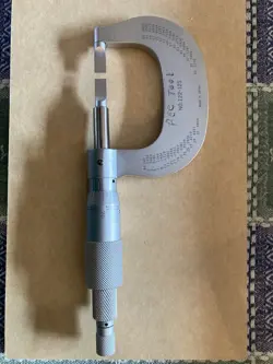 MITUTOYO 0-1 BLADE MICROMETER 