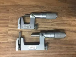 MITUTOYO 0 - 1 1 - 2 UNI ANVIL MICROMETERS .0001 