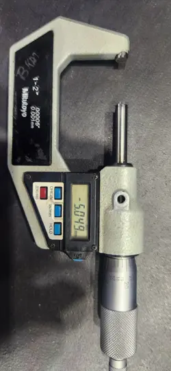 MITUTOYO NO. 293-722-10 DIGITAL MICROMETER 1