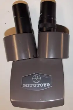 MITUTOYO MICROSCOPE HEAD W/VARIABLE POWERS, (HEAD ONLY)