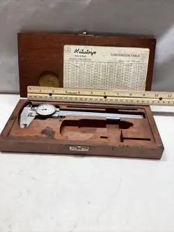 MITUTOYO DIAL CALIPER.