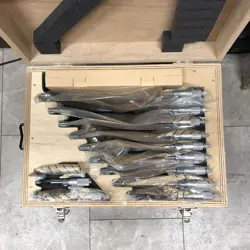 MITUTOYO OUTSIDE MICROMETER MODEL 103-908-40 NEW IN WOOD BOX