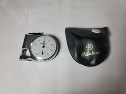 VINTAGE MITUTOYO CALIPER GAUGE W/CASE 7308 POCKET PORTABLE